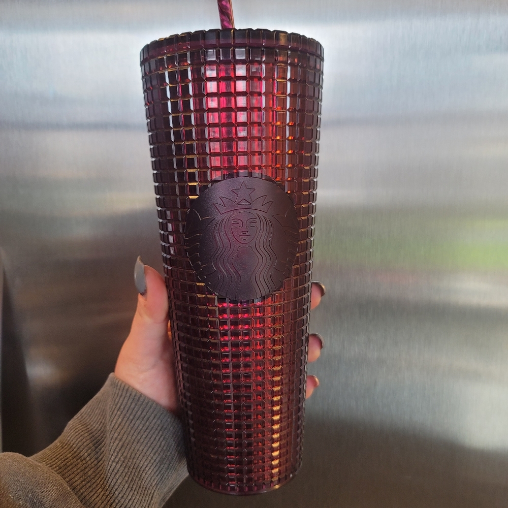 Burgundy Starbucks Cup